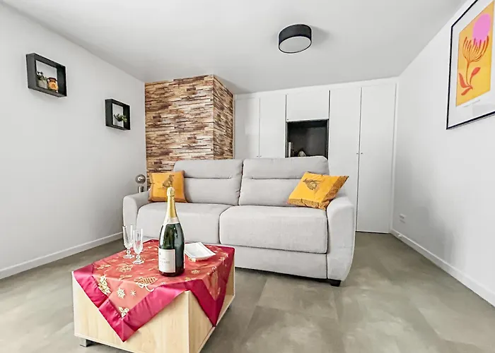 Apartment Moderne, Cosy, Parking, Parfait En Duo *